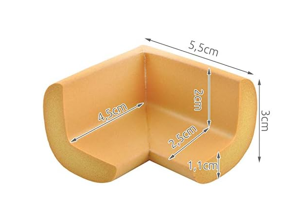 Set 10 protectii din spuma, Zola®, pentru colturi, 6x3.5x2 cm, galbene Set 10 protectii din spuma, Zola®, pentru colturi, 6x3.5x2 cm, galbene